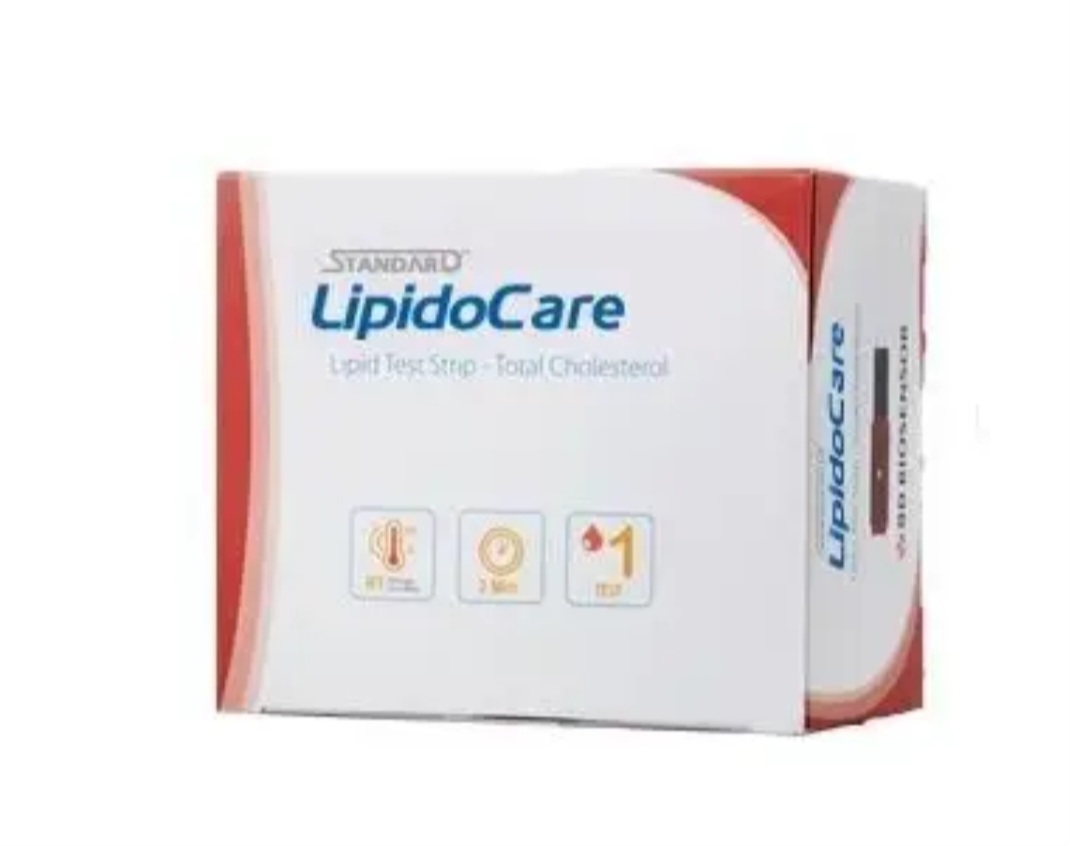 Тест-смужки Загальний Холестерин LipidoCare 25 шт